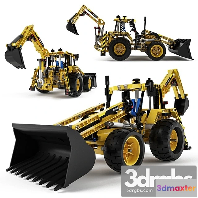1016100 - Lego technic backhoe loader