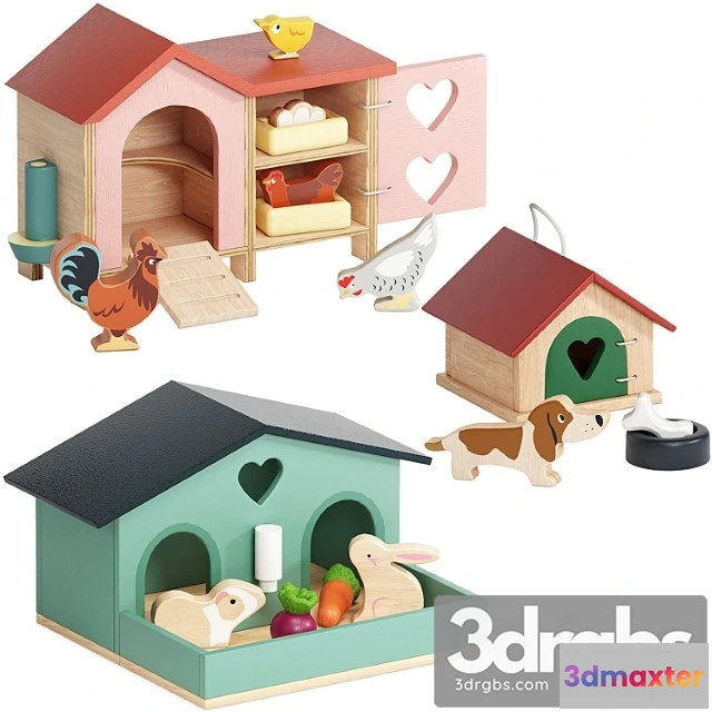 1016188 - Tender leaf animal toys set