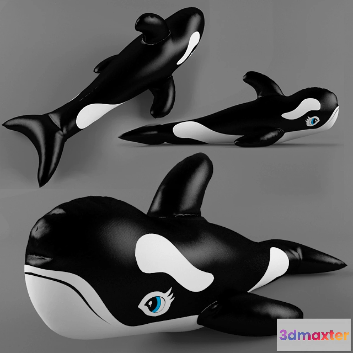 1270643 - Inflatable killer whale - No.2 3D Max