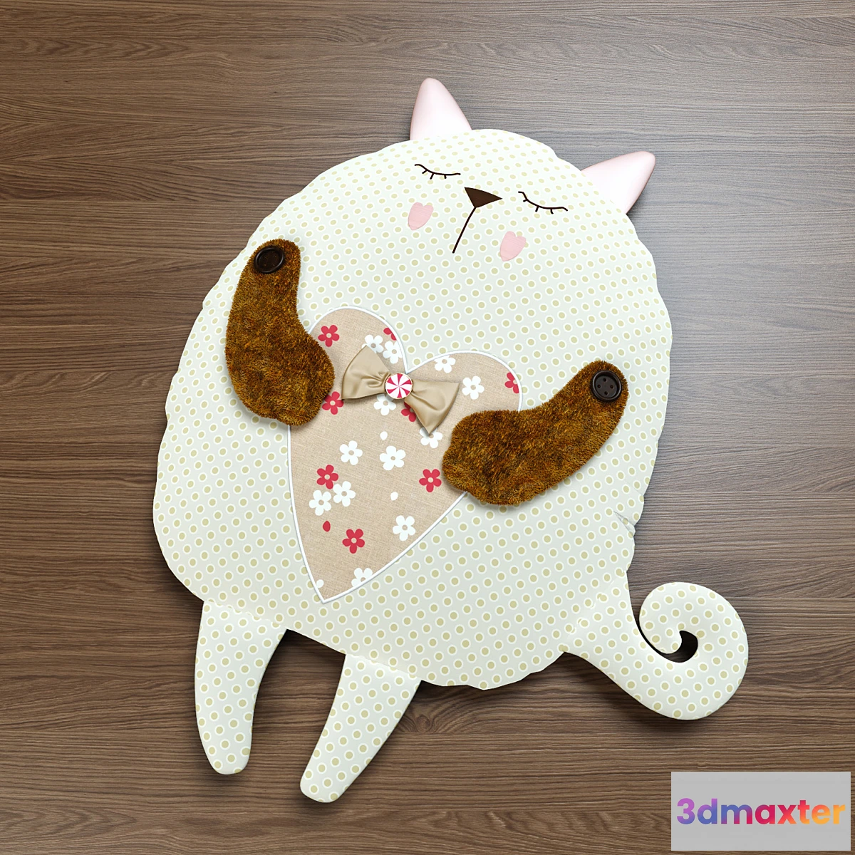 1275678 - Pillow Cat “Scops Owl” 3D Max