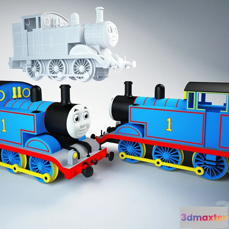1285120 - Thomas the Tank Engine _ Thomas engine 3D Max