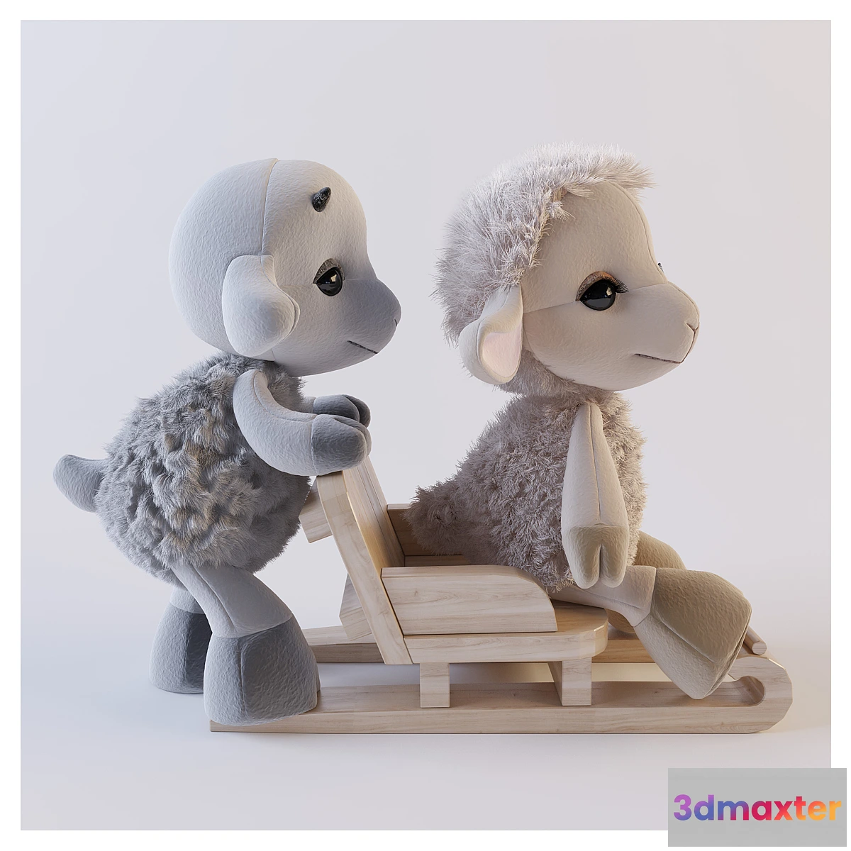1286950 - Sheep and goat 3D Max