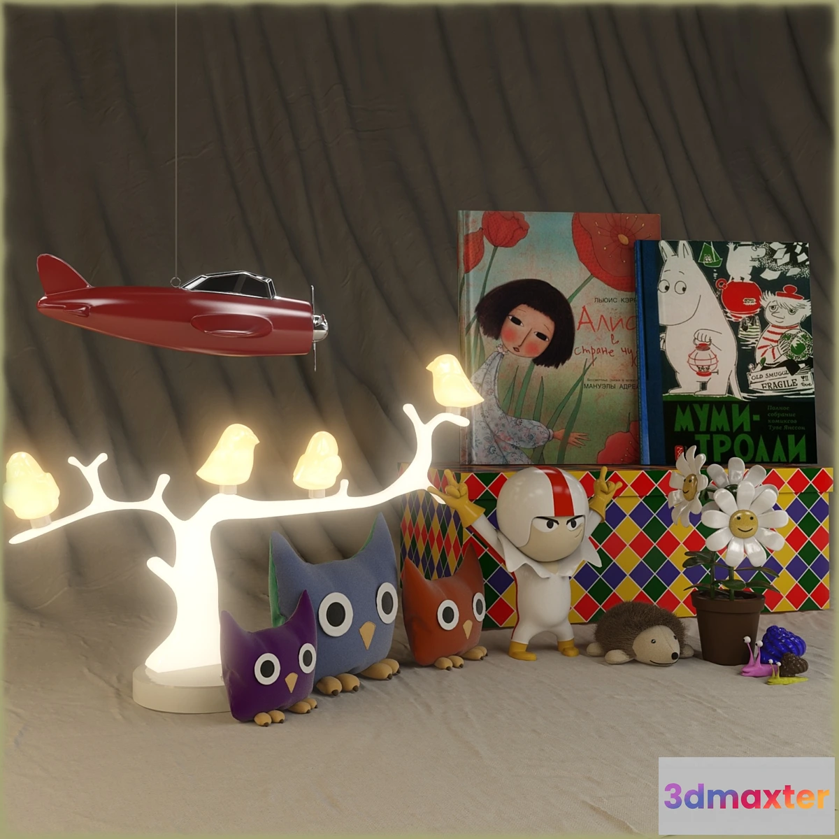 1288074 - Toys and books 3D Max