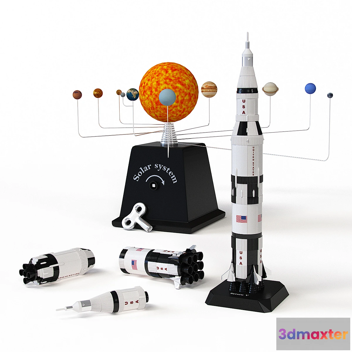 1303476 - New Ray rocket 3D Max