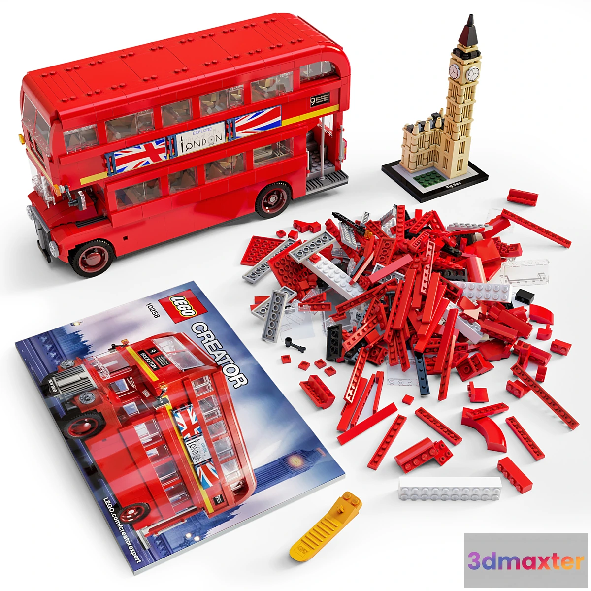 1315241 - LEGO London Bus №10258 3D Max
