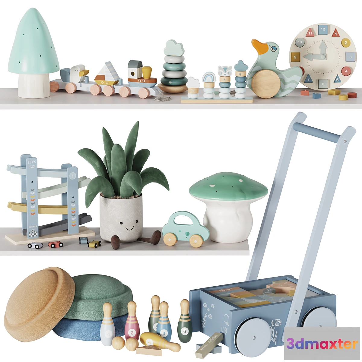 1318051 - children decor_set 08 3D Max