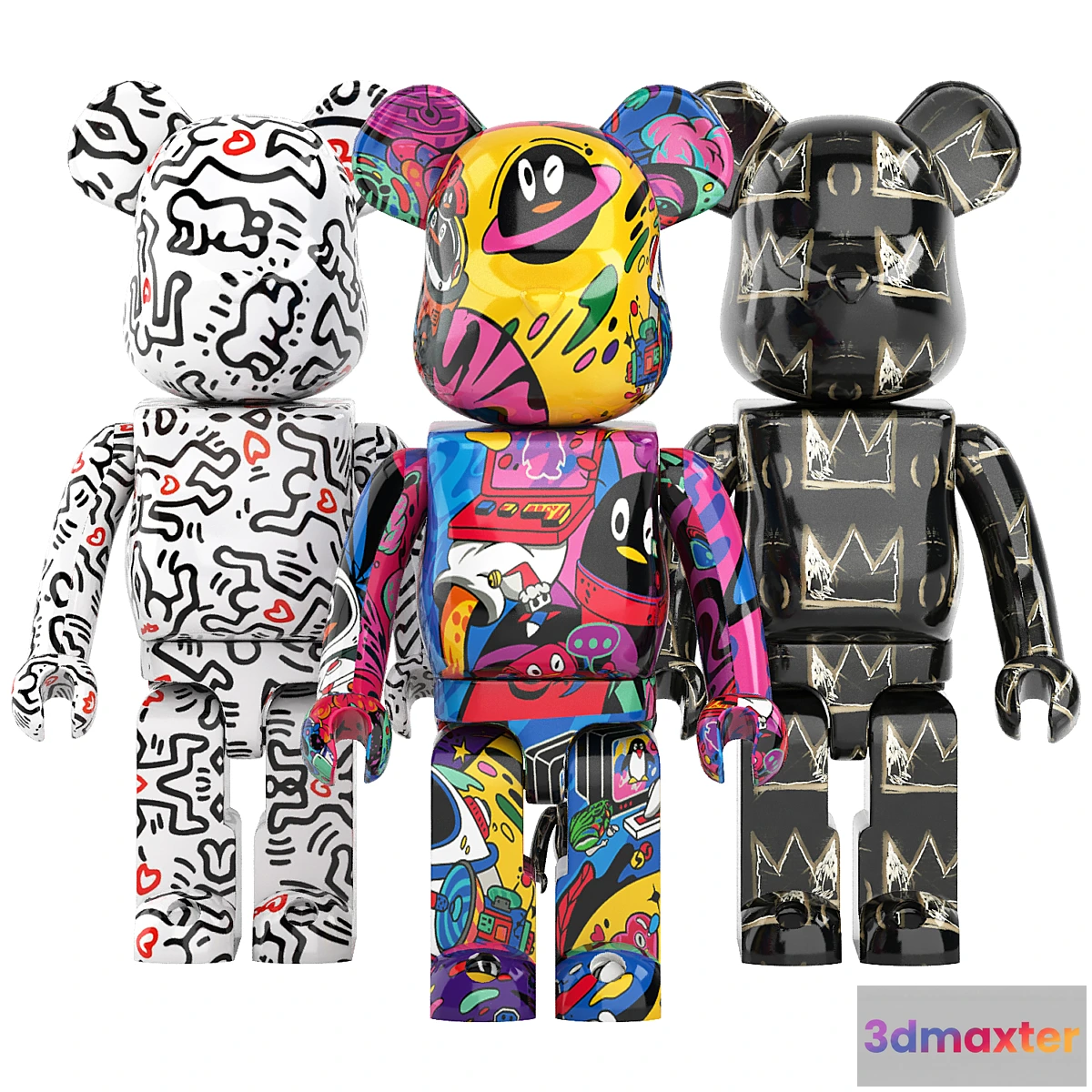 1349935 - bearbrick collection 3D Max