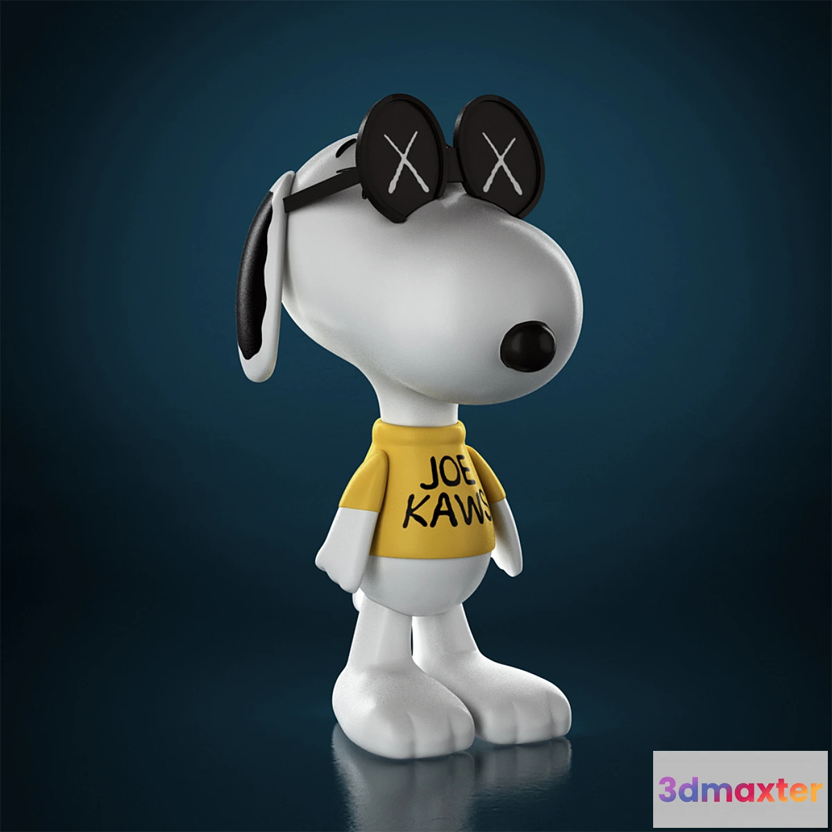 1393640 - Snoopy KAWS 3D Max