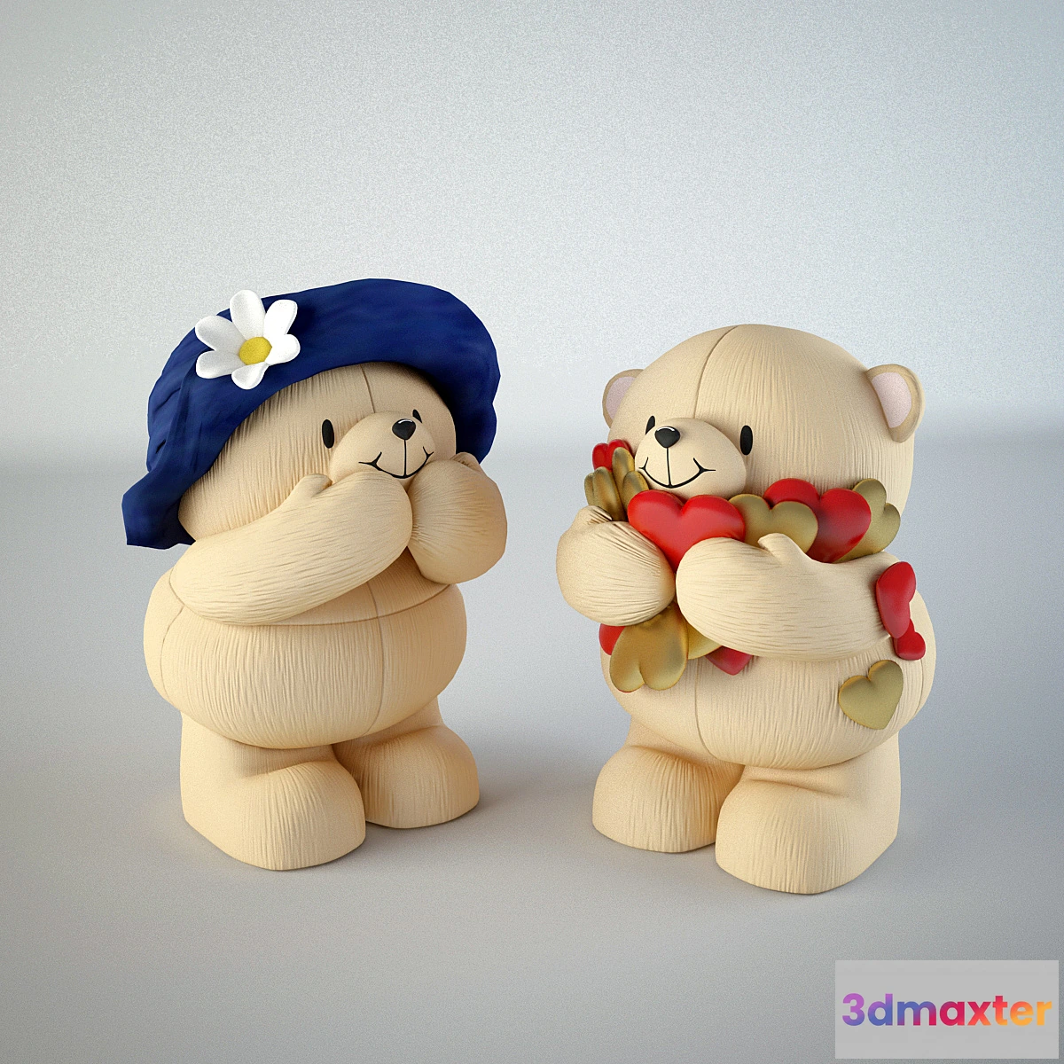 1397820 - Teddy Bears Hallmark 3D Max