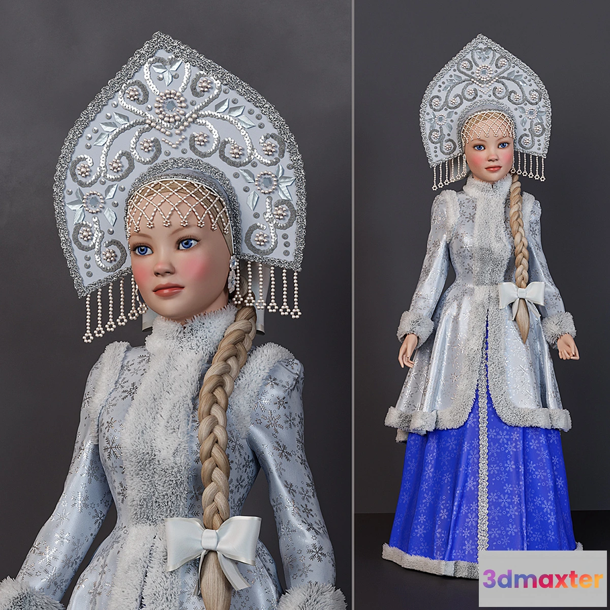 1400034 - Snow Maiden 3D Max