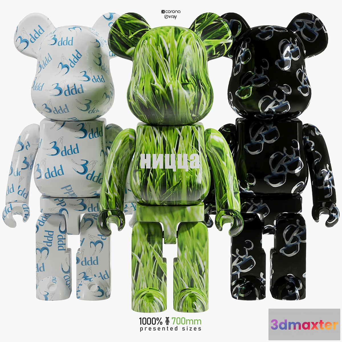 1404758 - Bearbrick _ 3DDD 3D Max