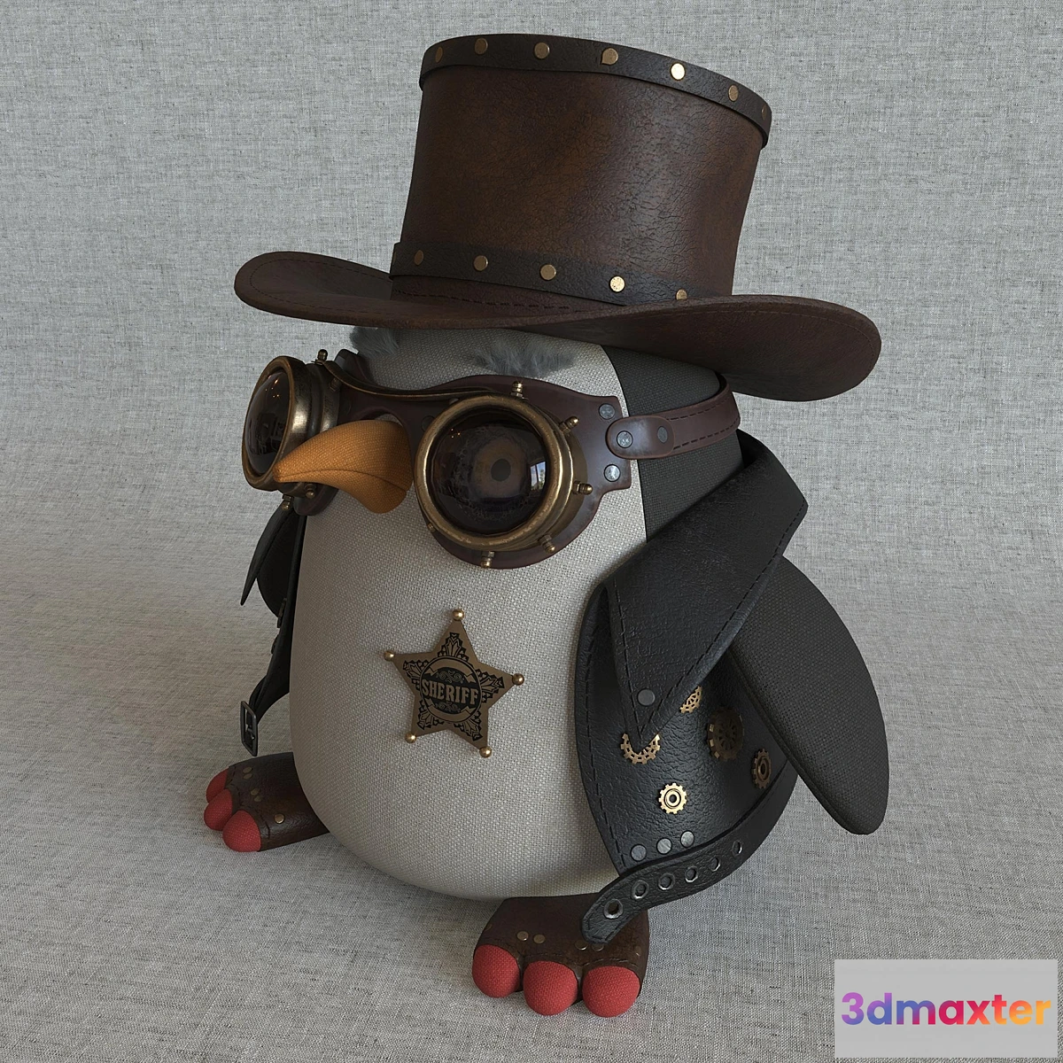 1405024 - Steampunk penguin 3D Max