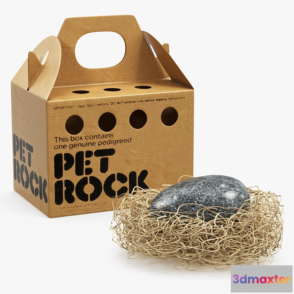 1406300 - Pet rock 3D Max