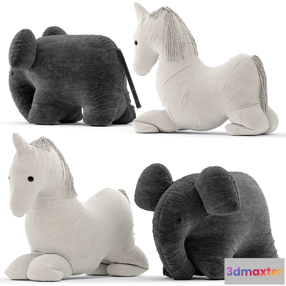 1408078 - Soft plush toys 3D Max