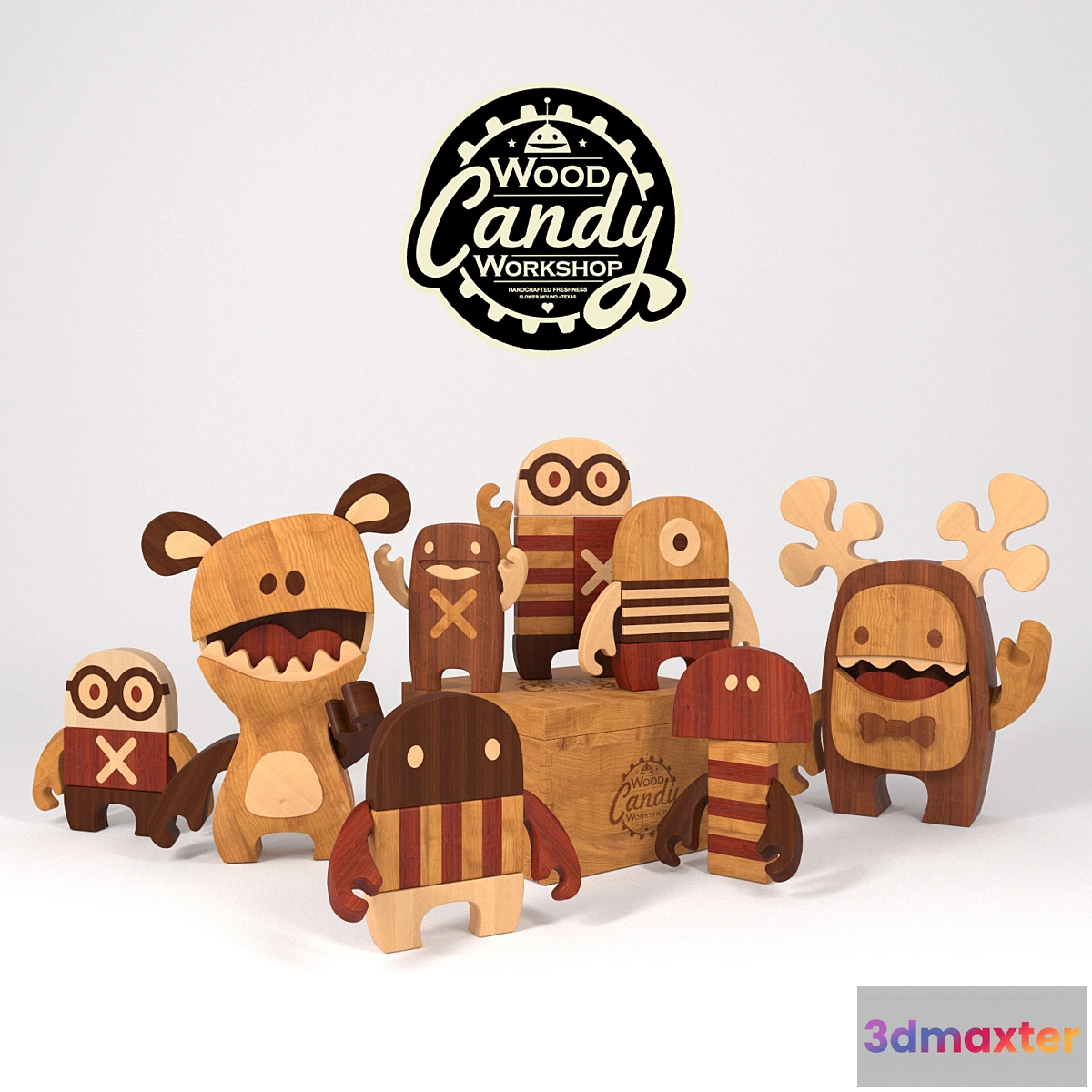 1411216 - Candy Wood 3D Max