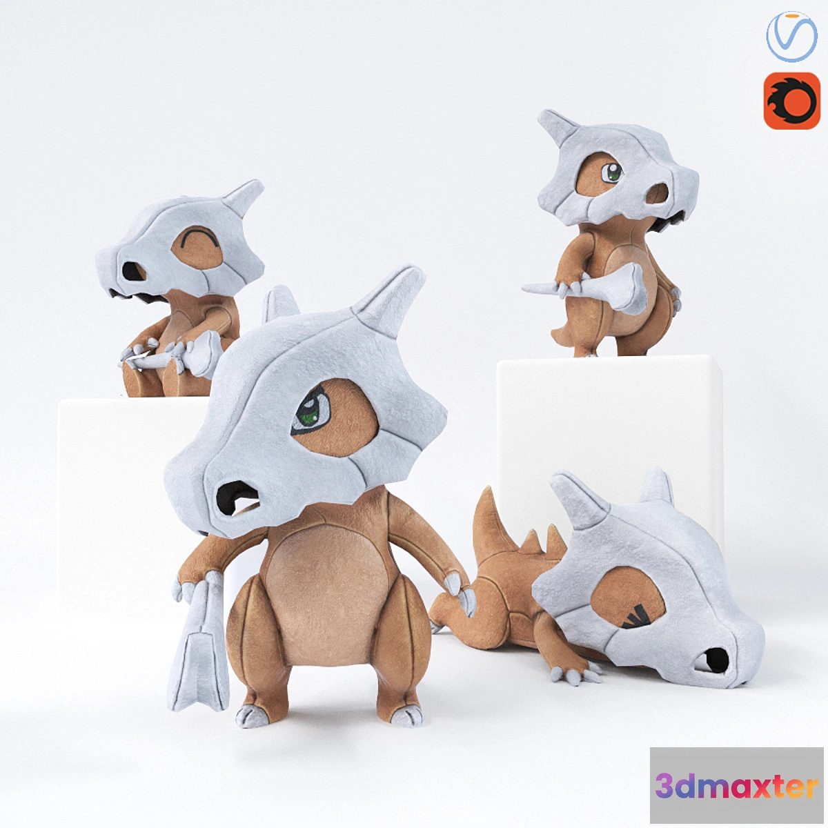 1411674 - Cubone 3D Max