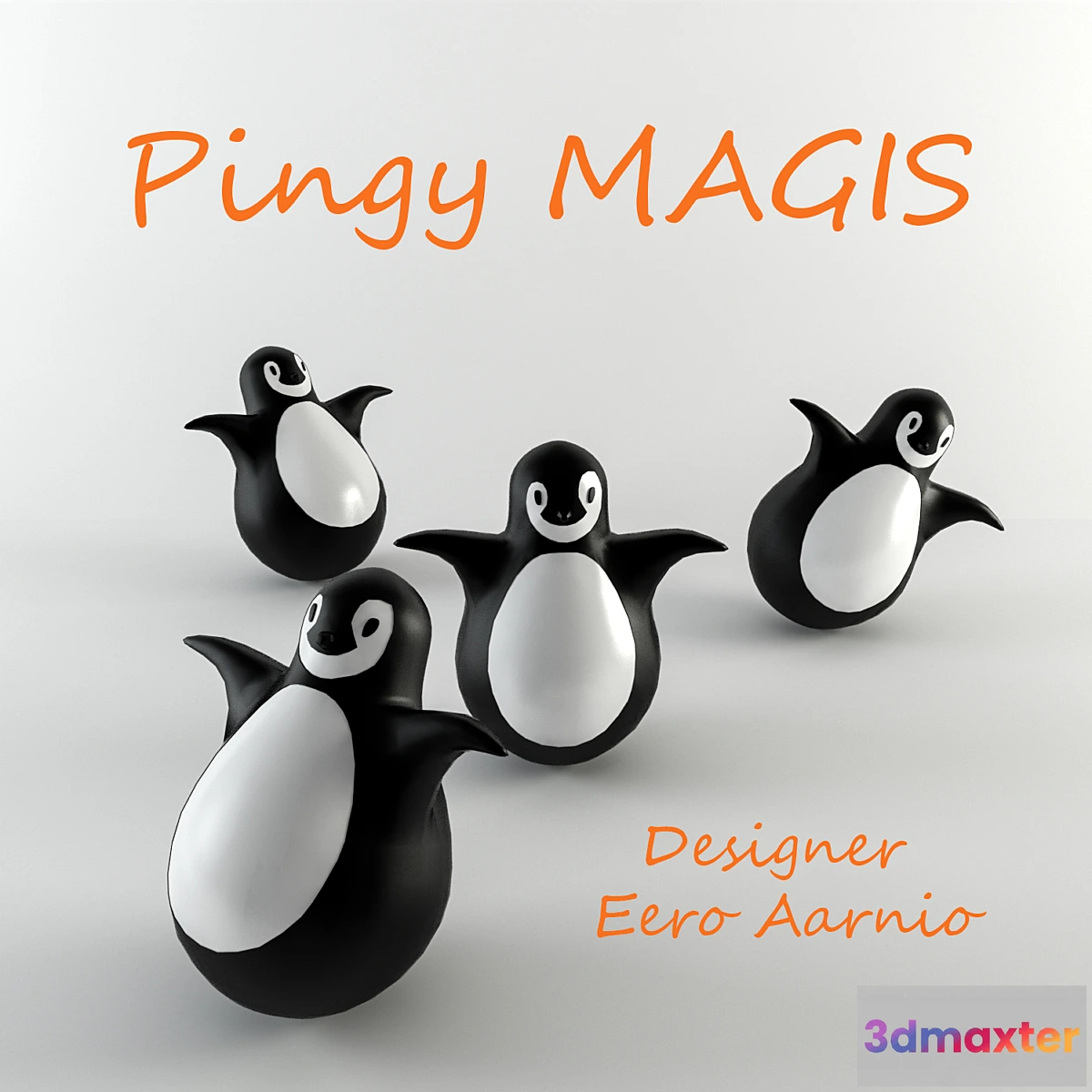 1415984 - Children’s toy penguin from MAGIS 3D Max