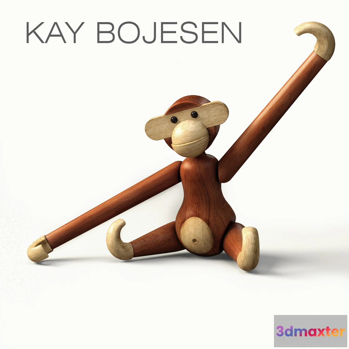 1421986 - Kay Bojesen Monkeys 3D Max