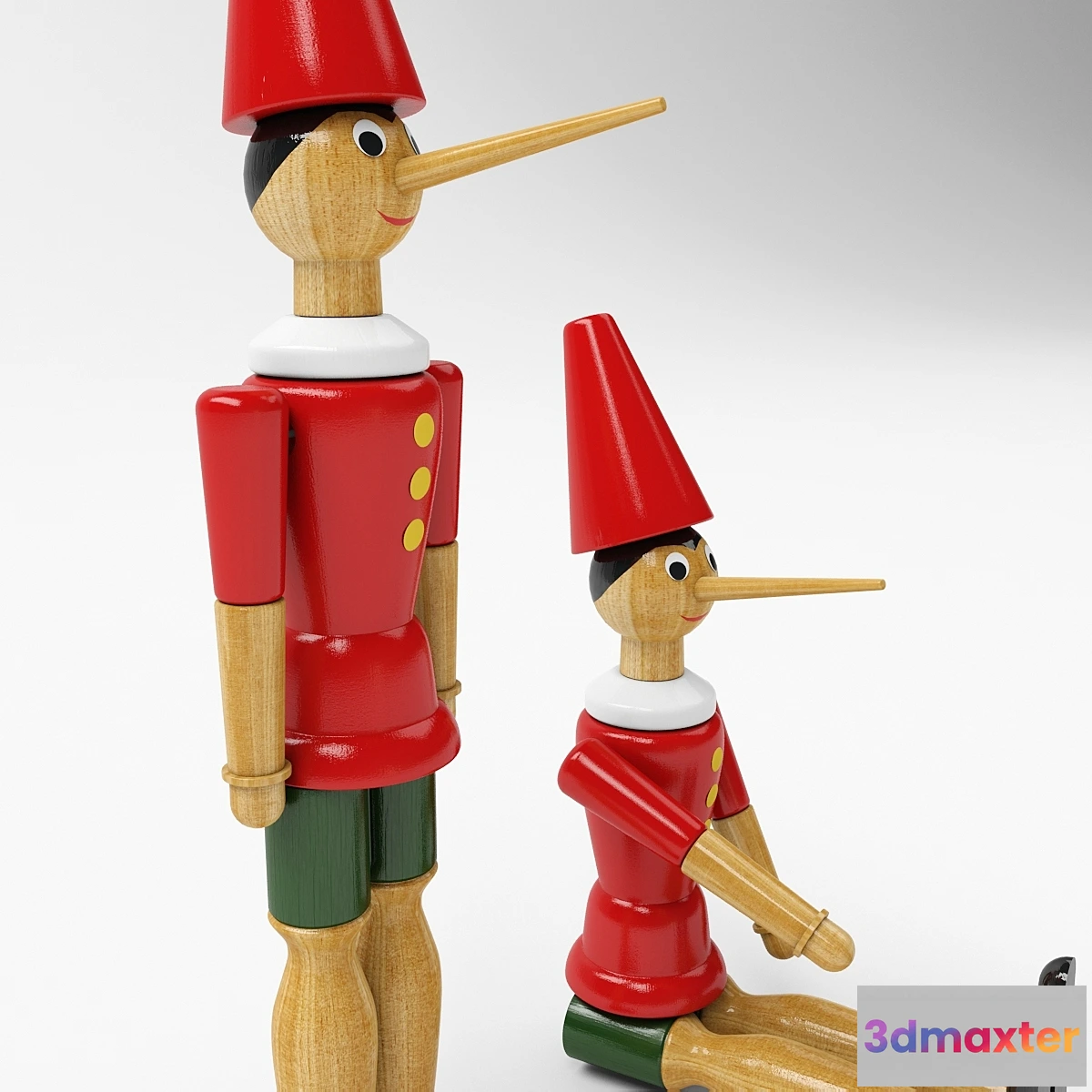 1423312 - Toy Pinocchio 3D Max