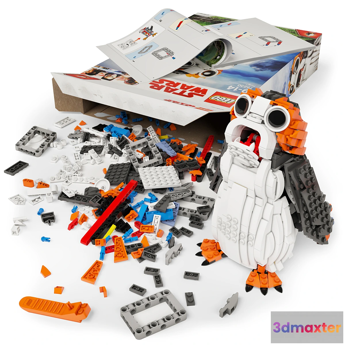 1429090 - LEGO Porg №75230 3D Max