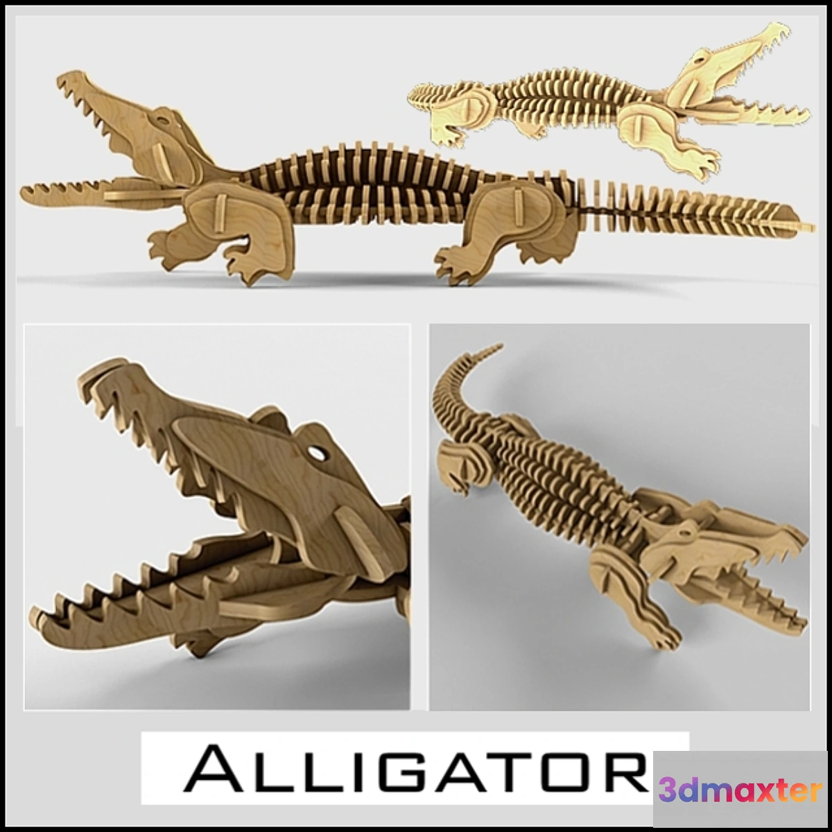 1430814 - Alligator 3D Max