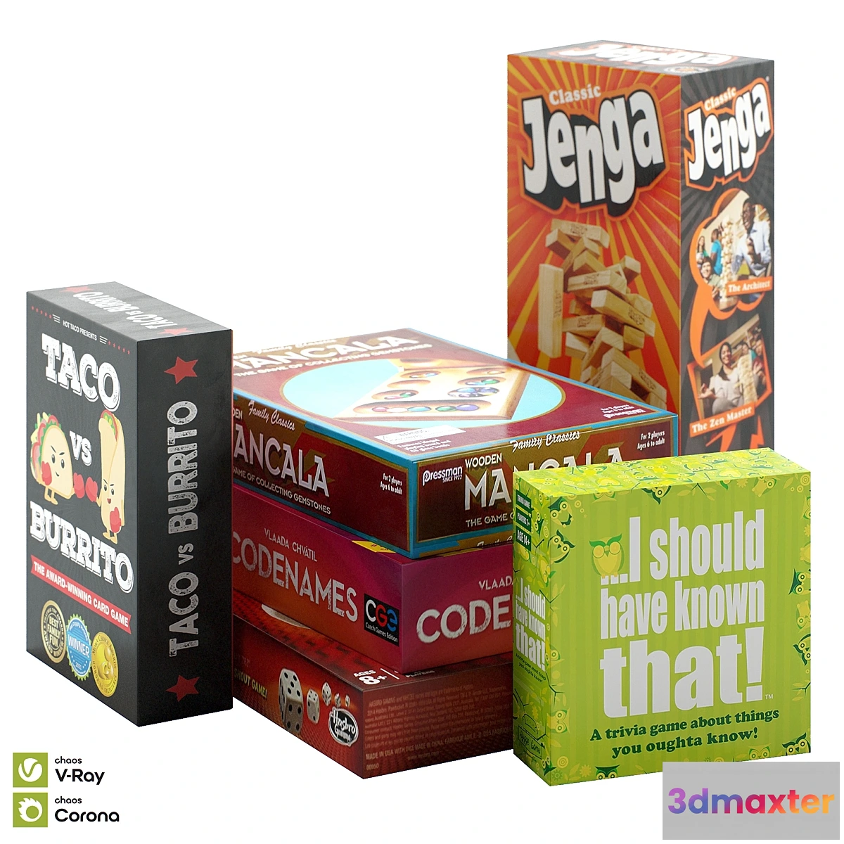 1431562 - Board games set 3 3D Max