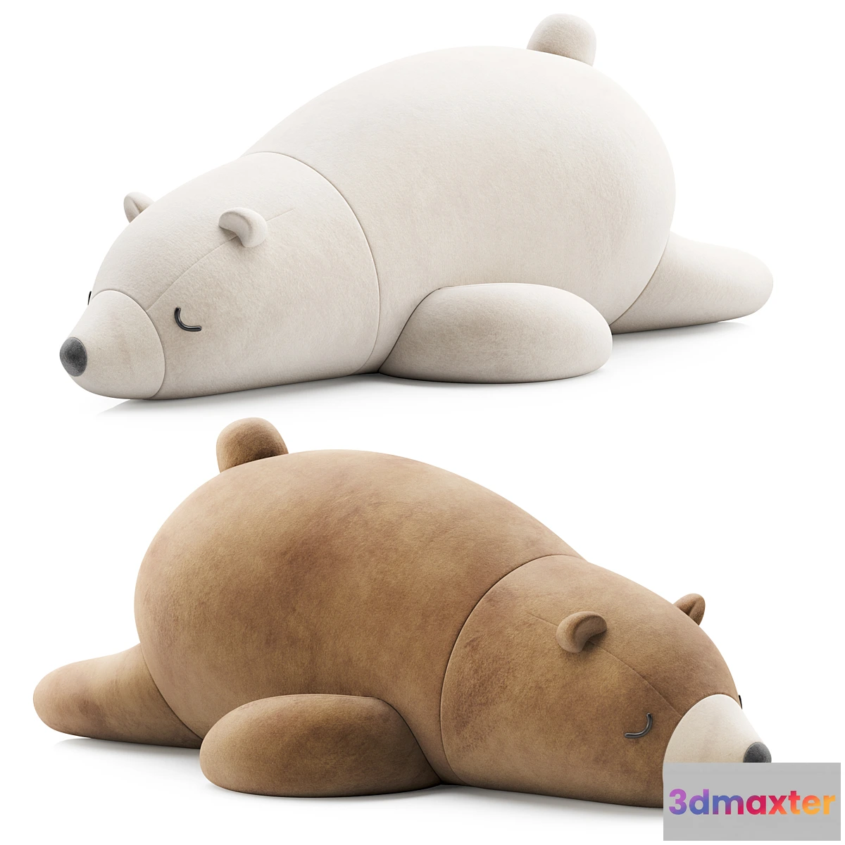 1451074 - Sleeping Polar Bear 3D Max
