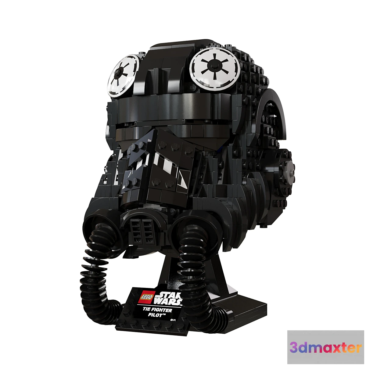 1453178 - Lego Star Wars Helmet TIE Fighter Pilot 3D Max