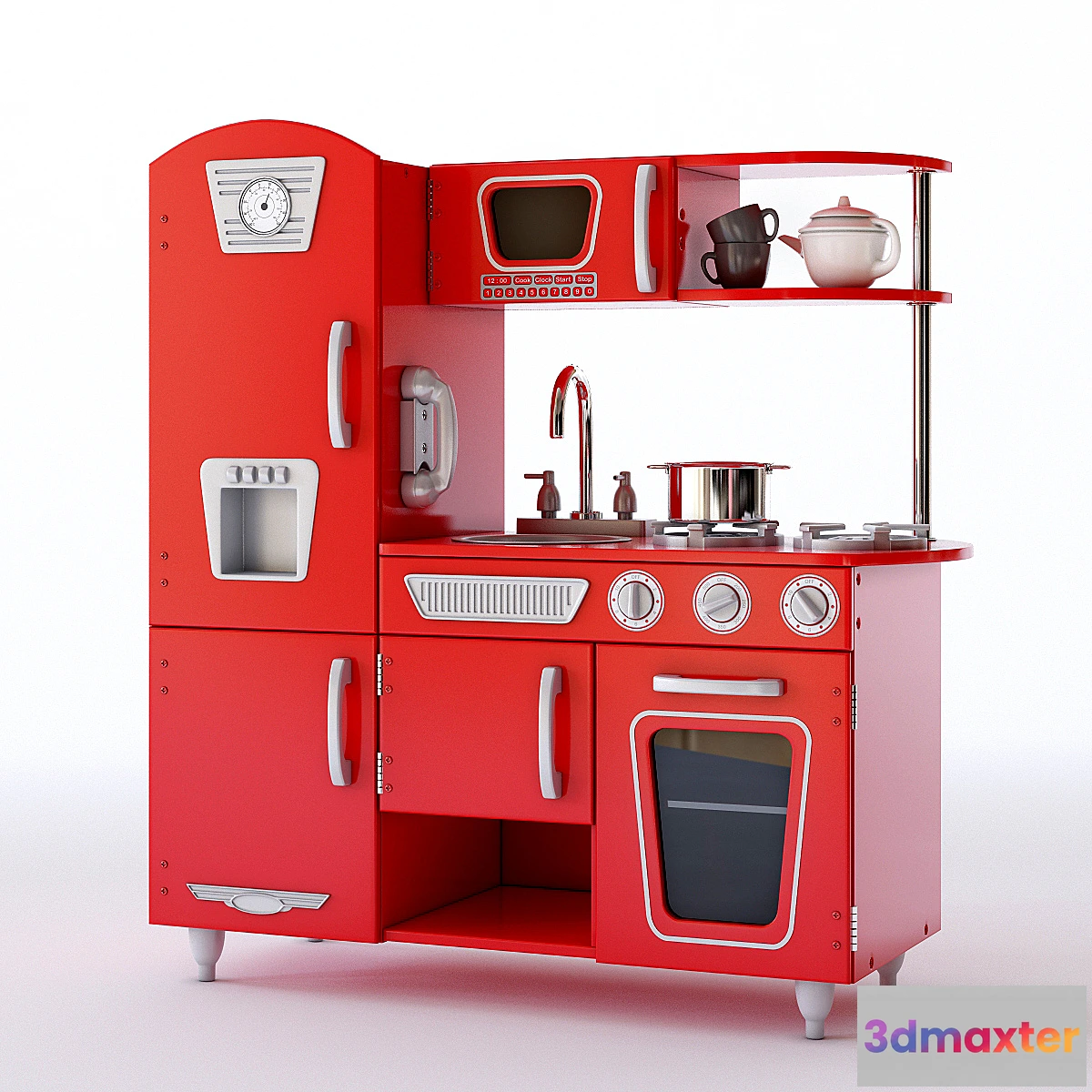 1455794 - Kidkraft Vintage Play Kitchen 3D Max