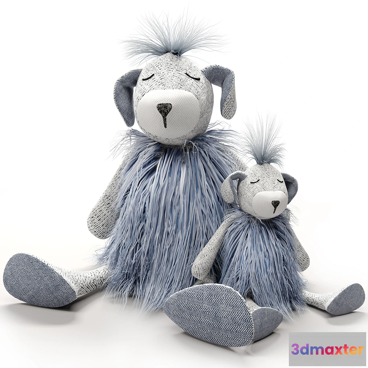 1459486 - WOOLY PLUSH DOG 3D Max