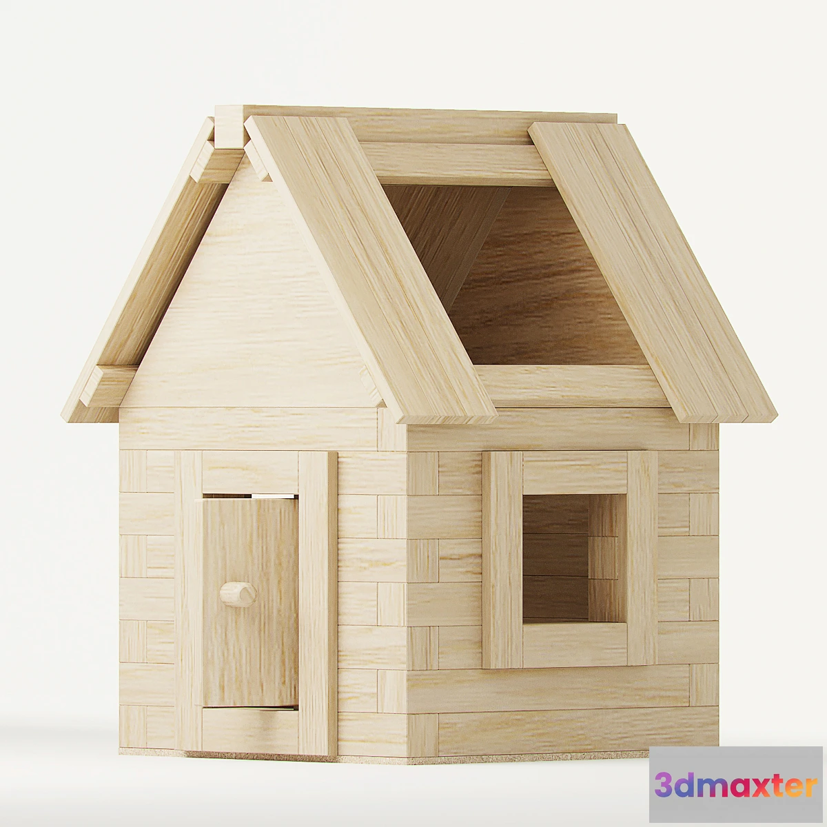 1471570 - Wooden constructor. Outbuilding 3D Max