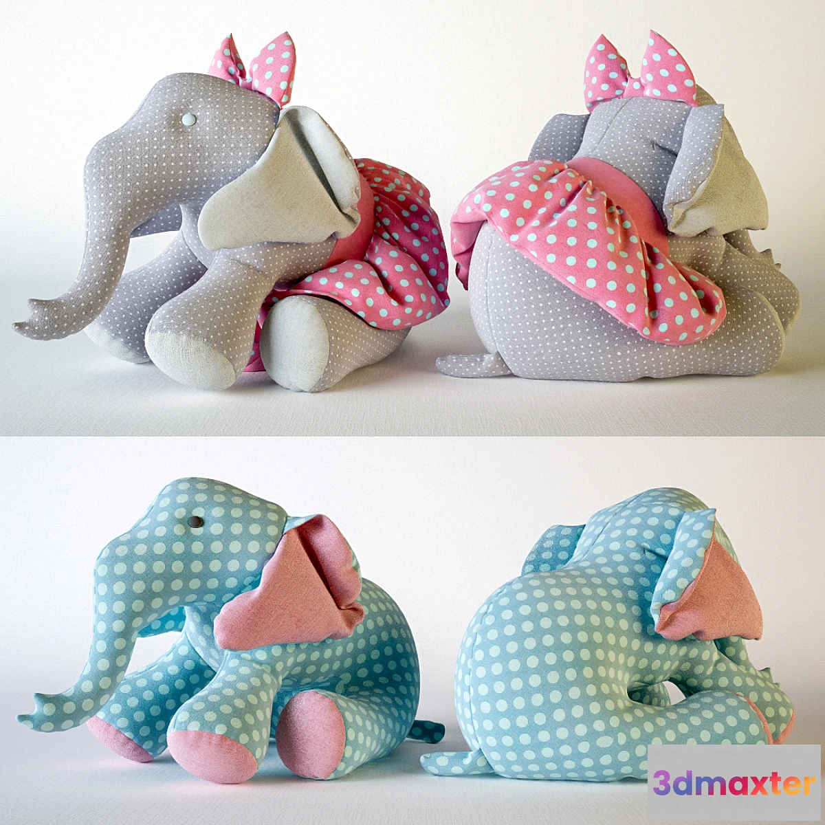 1478408 - The elephants 3D Max