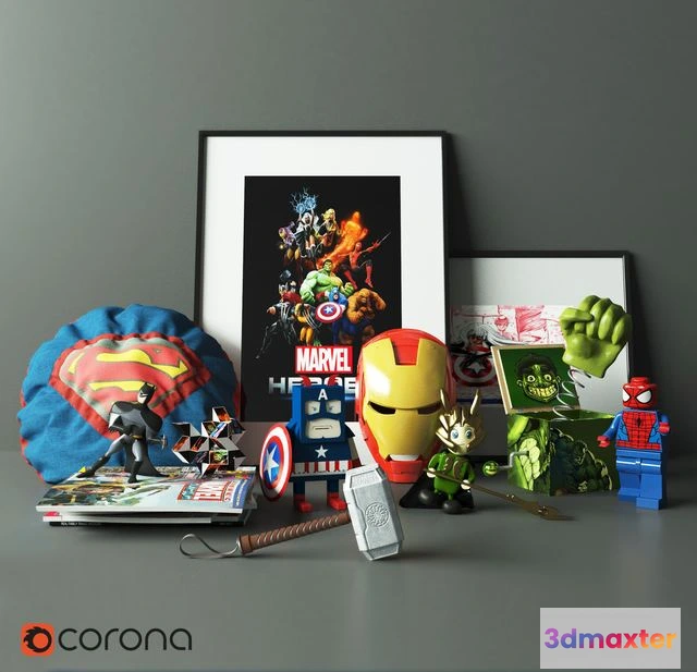 1538236 - MARVEL-Heroes-1 3D Max