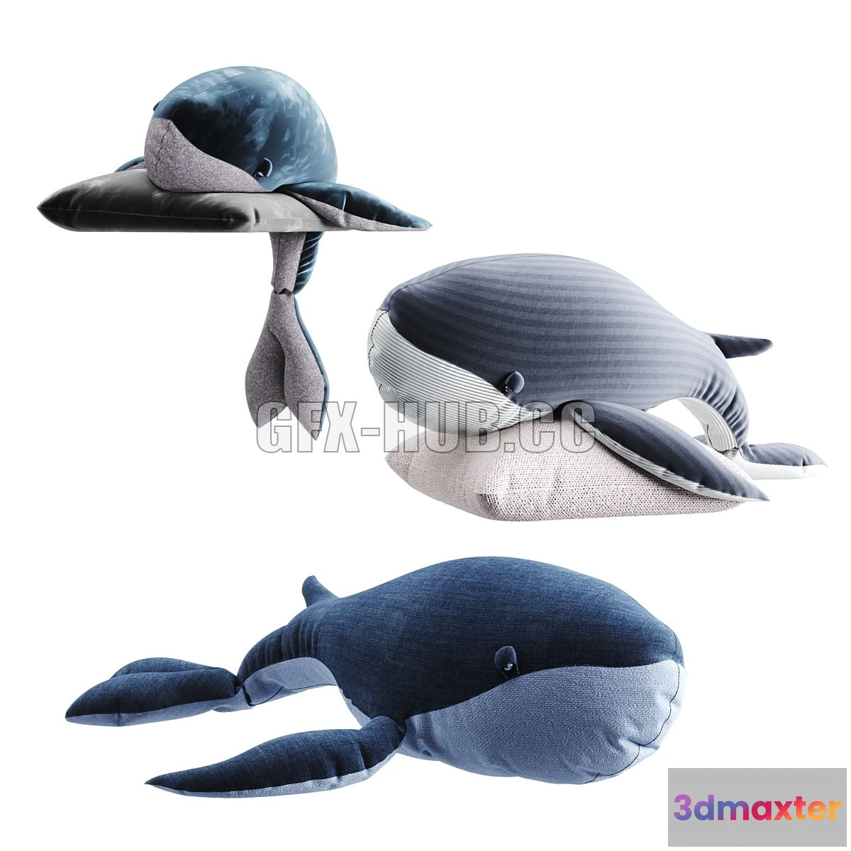 1543755 - Whale_toy_set 3D Max