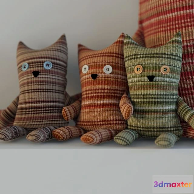 1545193 - Cats knitted 3D Max