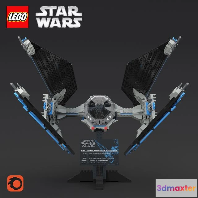 1555543 - LEGO SW Tie Interceptor 3D Max
