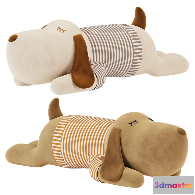 1559855 - Sleep Dog Plush 3D Max