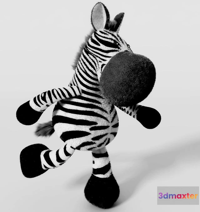 1565234 - Soft toy NICI from Zebra 3D Max