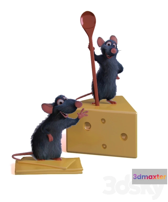 1566390 - decor Ratatouille 3D Max
