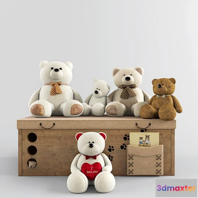 1569410 - Toy bears 3D Max