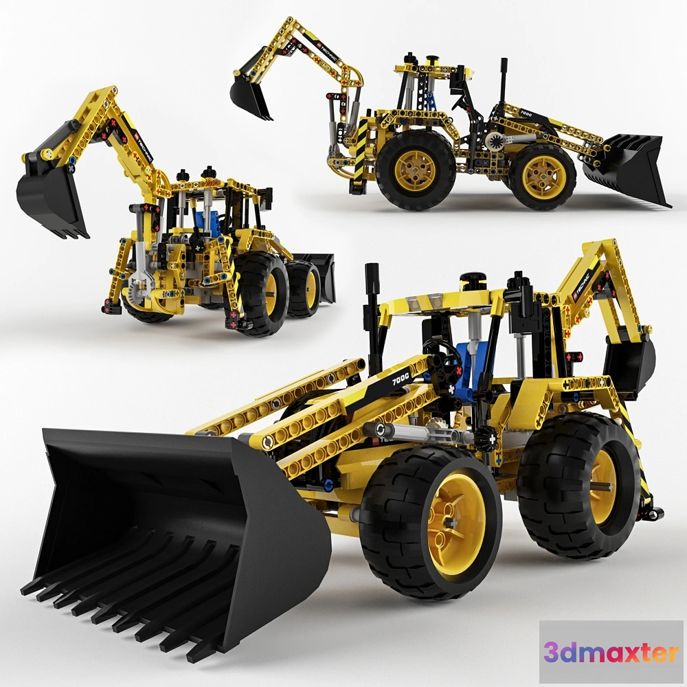 1591736 - child-room - Backhoe loader 1 3D Max