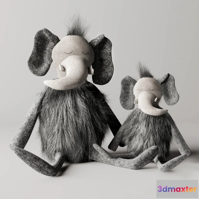 1591816 - child-room - Plush mammoth 3D Max