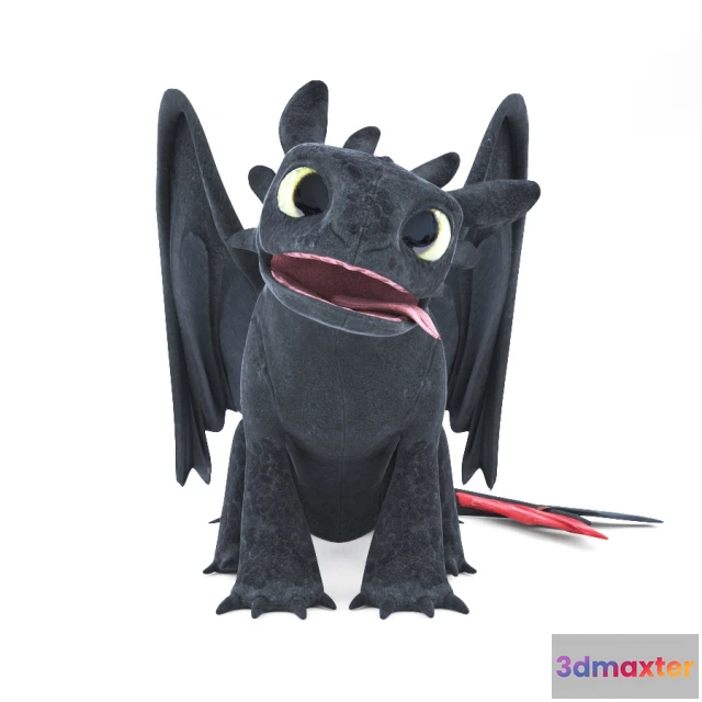 1591864 - child-room - Soft toy Toothless 3D Max