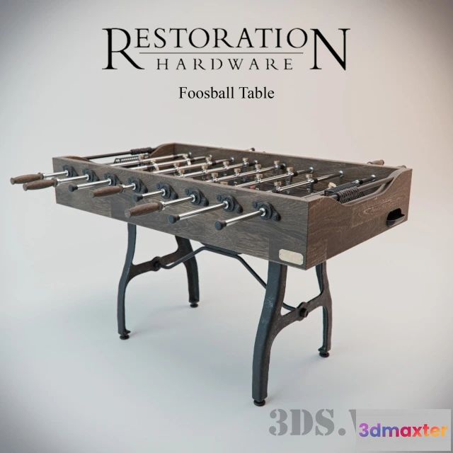 1592050 - child-room - Table Football Restoration Hardware 3D Max