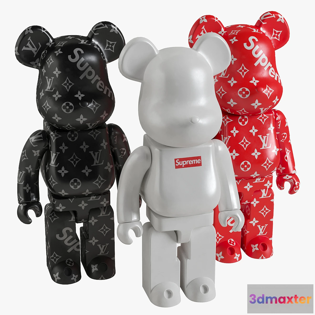 593202 - Bearbrick _ Supreme _ Set