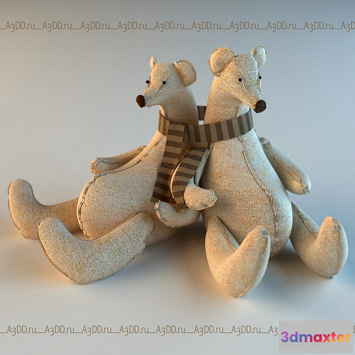 632995 - Bears in a scarf