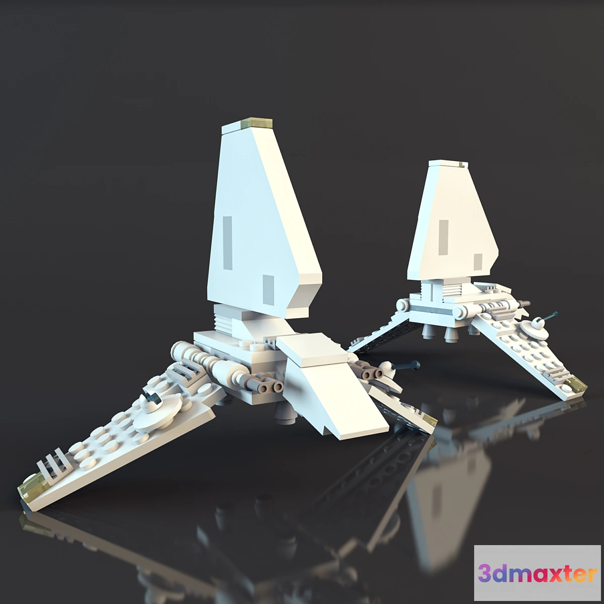 633005 - LEGO Star Wars Mini Republican Gunship and Imperial Shuttle