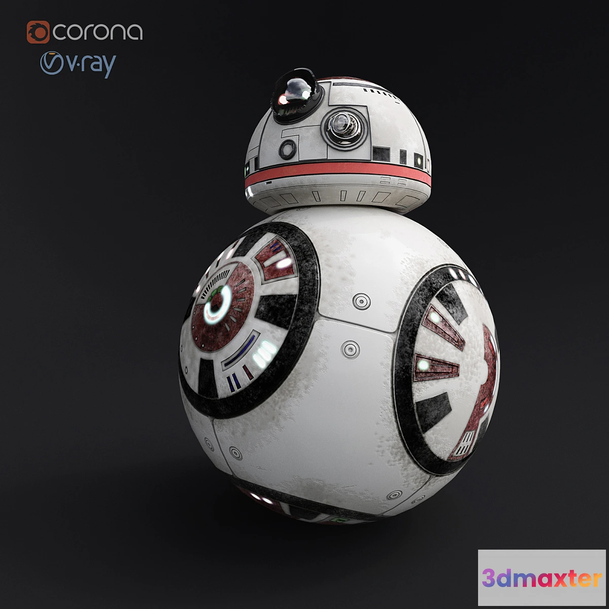 646885 - BB8 (BB9) _LowPoly_GameReady