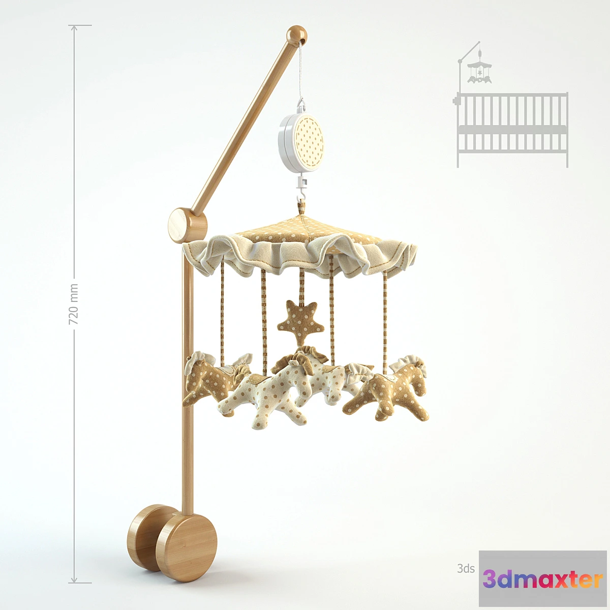 653117 - Musical mobile to the cot