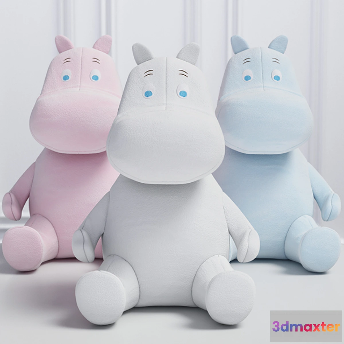 673133 - Moomintroll and Snork two